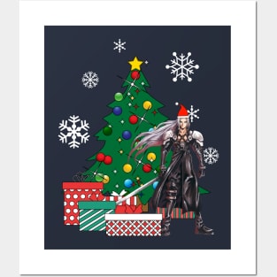 Sephiroth Around The Christmas Tree Final Fantasy Posters and Art